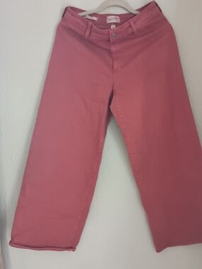 Wide Leg Orange Jeans